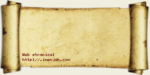 Jelisava Ugrina vizit kartica